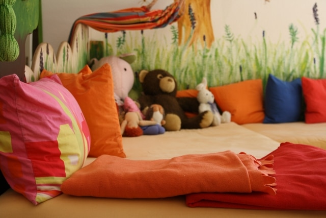 Eine Kuschelecke in einem Gruppenraum